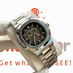 Bestwin Automatic Mechanical Skeleton Watch – Men’s Luxury Timepiece