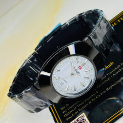 Black Rado DiaStar Men’s Quartz Watch – Sleek Modern Design