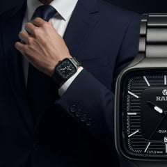 Rado True Square 38mm Automatic Watch – Modern Luxury Timepiece