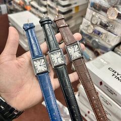 Pierre Lucerne Tank-Style Swiss-Inspired Watch – Classic Elegance