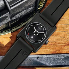 Tomi T-022 Tank Model Men’s Quartz Watch - Classic Square Dial