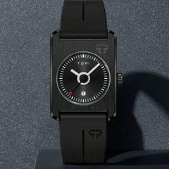 Tomi T-022 Tank Model Men’s Quartz Watch - Classic Square Dial