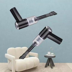 Portable Cordless Handheld Vacuum Cleaner – 6000PA USB Rechargeable Car & Home Cleaner with Dual Nozzles