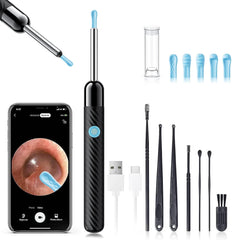 Smart visual ear wax cleaning kit with built-in HD camera and wireless endoscope design,