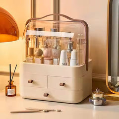 Acrylic Double Door Makeup & Cosmetic Organizer