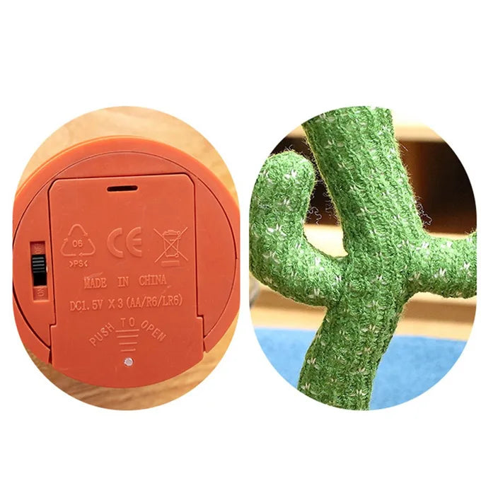Cute Dancing and Talking Cactus Toy
