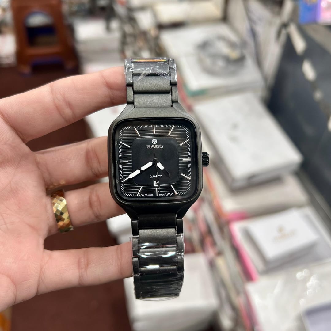 Rado True Square 38mm Automatic Watch – Modern Luxury Timepiece