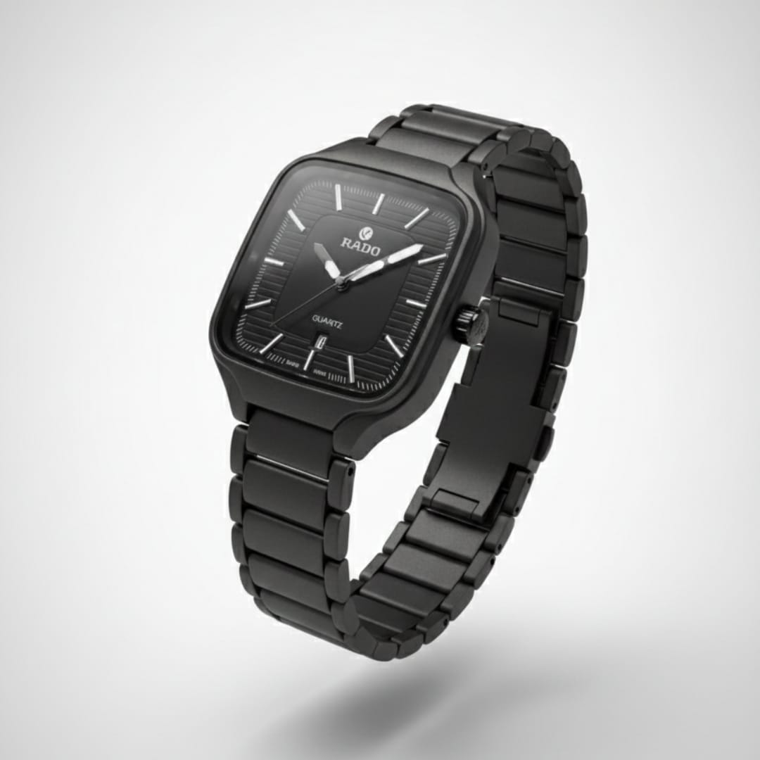 Rado True Square 38mm Automatic Watch – Modern Luxury Timepiece