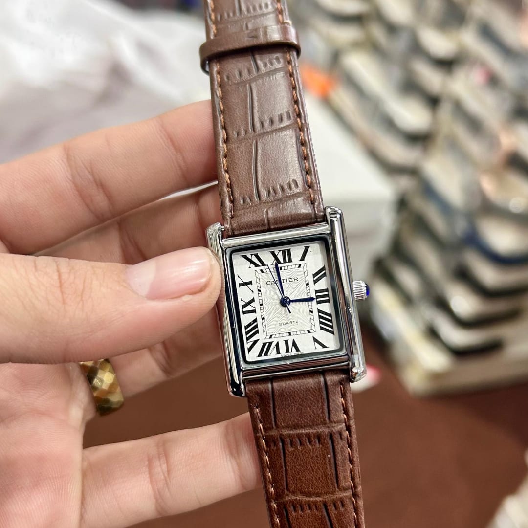 Pierre Lucerne Tank-Style Swiss-Inspired Watch – Classic Elegance