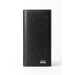 Black PU Long Leather Wallet – Classy Look, Smart Storage (Men & Women)