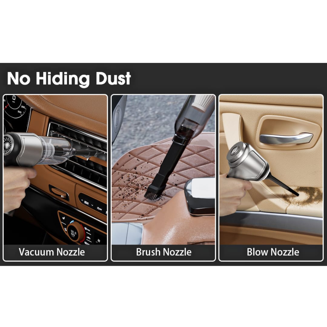 Portable 3-in-1 Wireless Vacuum Cleaner – Clean, Blow & Inflate (Cordless Power)