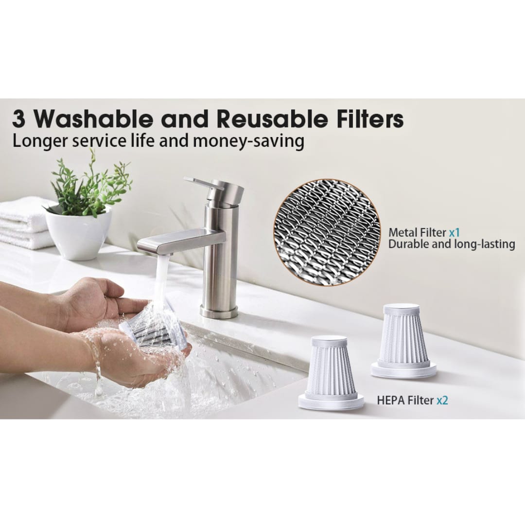 Portable 3-in-1 Wireless Vacuum Cleaner – Clean, Blow & Inflate (Cordless Power)