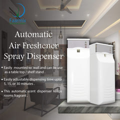 Automatic Air Freshener Dispenser – Fresco Jasmine Refill ke Sath (Auto Spray System)