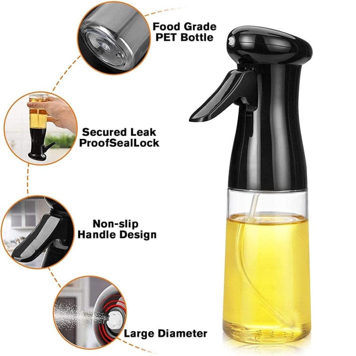 “Premium Oil Spray Bottle – Refillable Glass Oil Sprayer for Cooking | COD Pakistan”