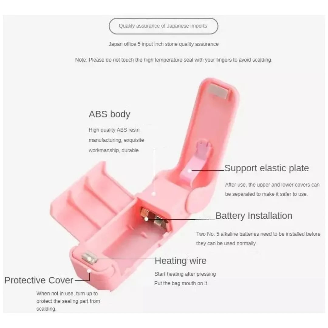 “Portable Mini Bag Sealer – Heat Sealing Machine for Snacks & Food | COD Pakistan”