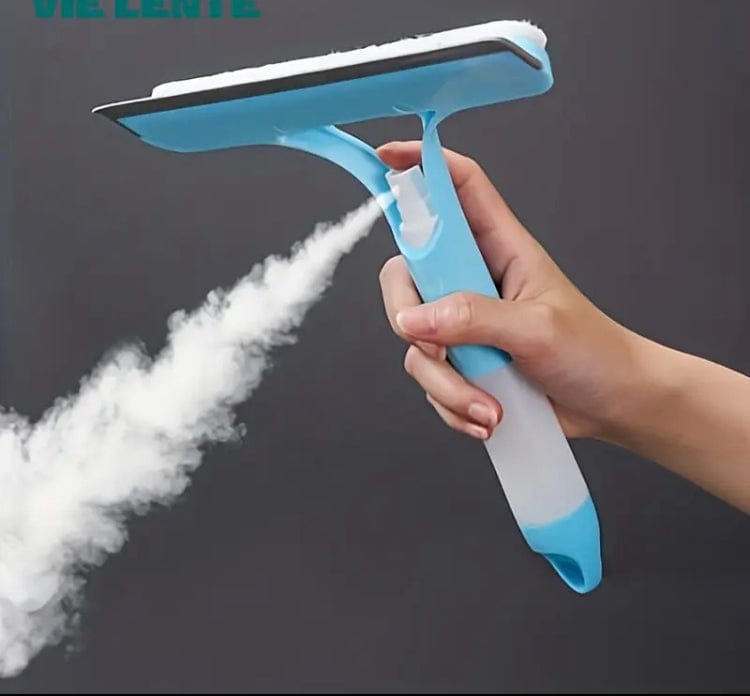“3-in-1 Multifunctional Handheld Window Cleaner – Sprayer, Squeegee & Scraper | COD Pakistan”
